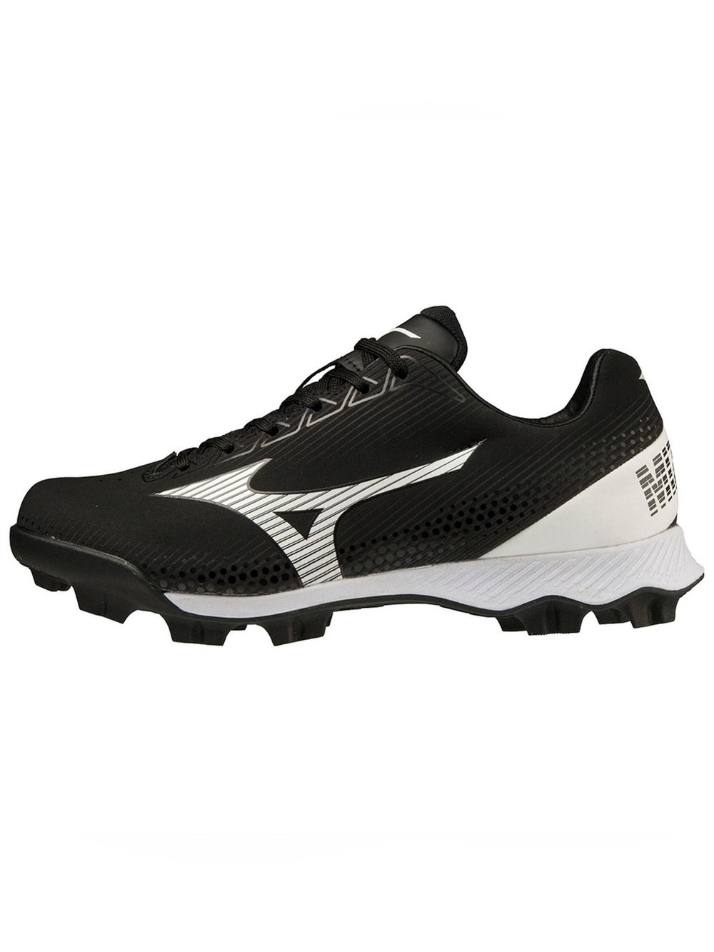 Mizuno Black and White Soccer/Turf Cleats